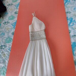 Beige Formal Gown Dress